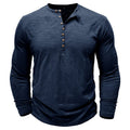 Axel | Men’s Long Sleeve Henley Shirt