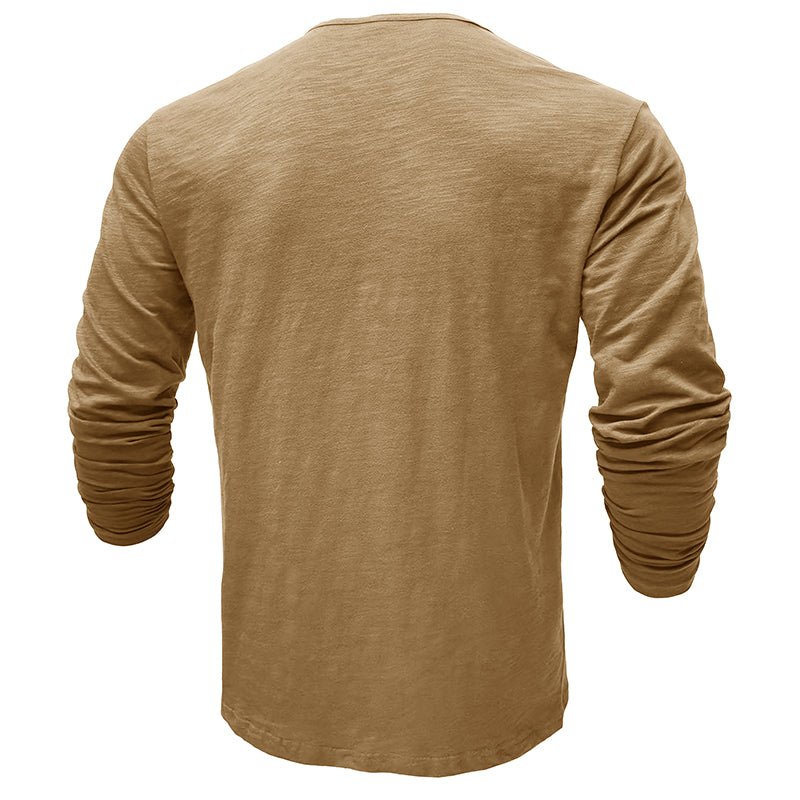 Axel | Men’s Long Sleeve Henley Shirt