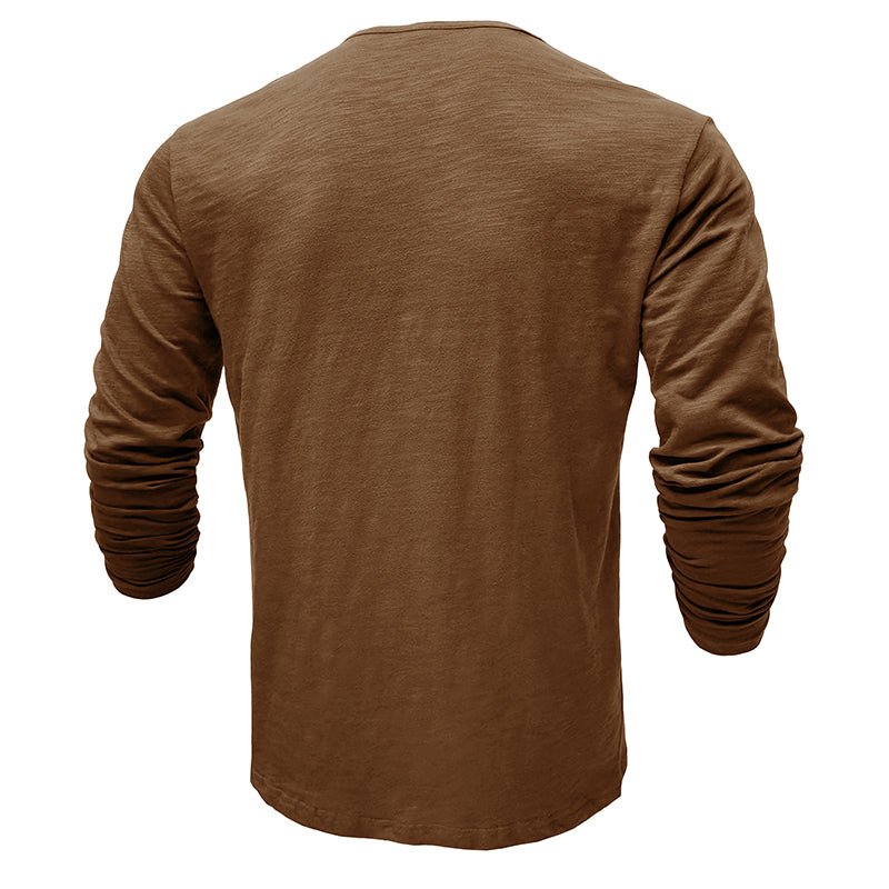 Axel | Men’s Long Sleeve Henley Shirt