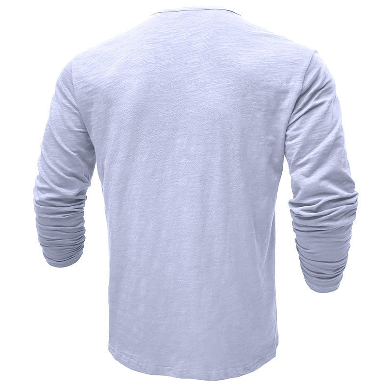 Axel | Men’s Long Sleeve Henley Shirt