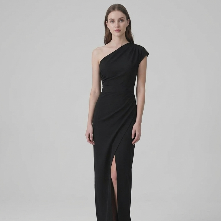 Blanca | Women’s One Shoulder Split Hem Dress