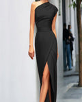Blanca | Women’s One Shoulder Split Hem Dress