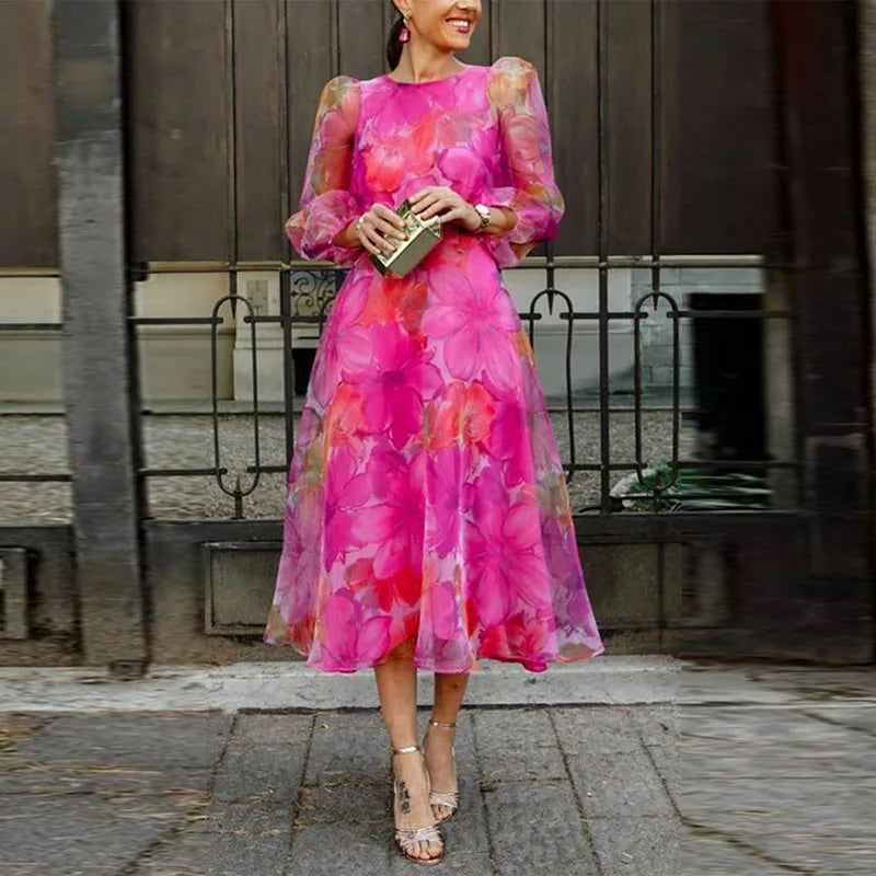 Fem | Formal Floral Wedding Guest Dress