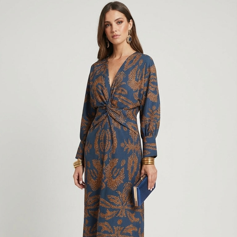 Gelian | Wedding Guest A-Line Maxi Dress