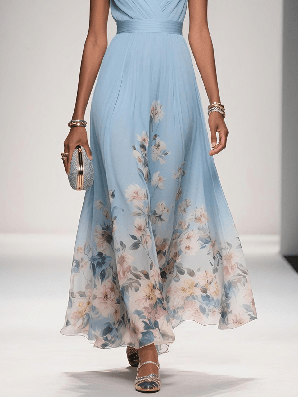Iyah | Floral Print Wedding Guest Dress