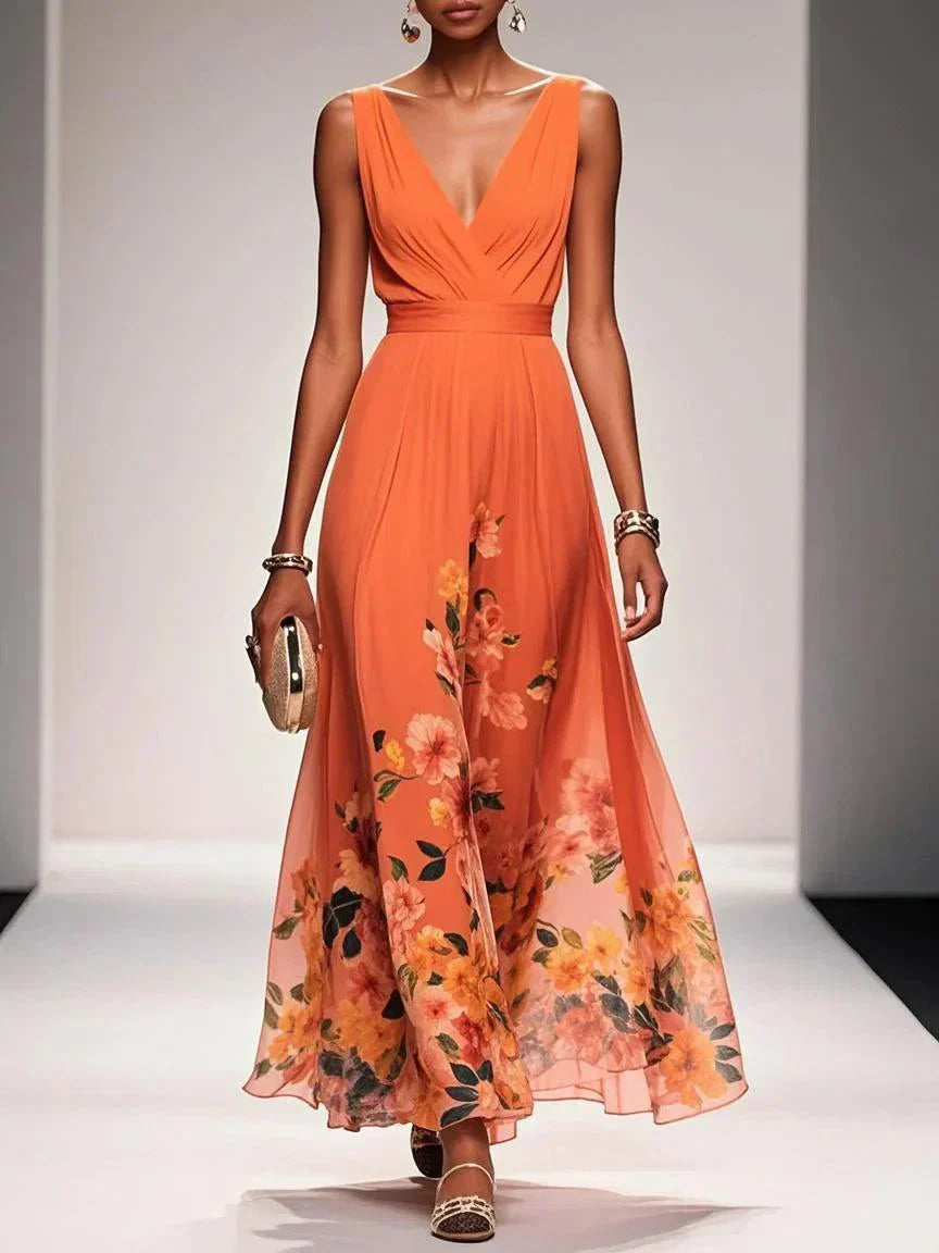 Iyah | Floral Print Wedding Guest Dress