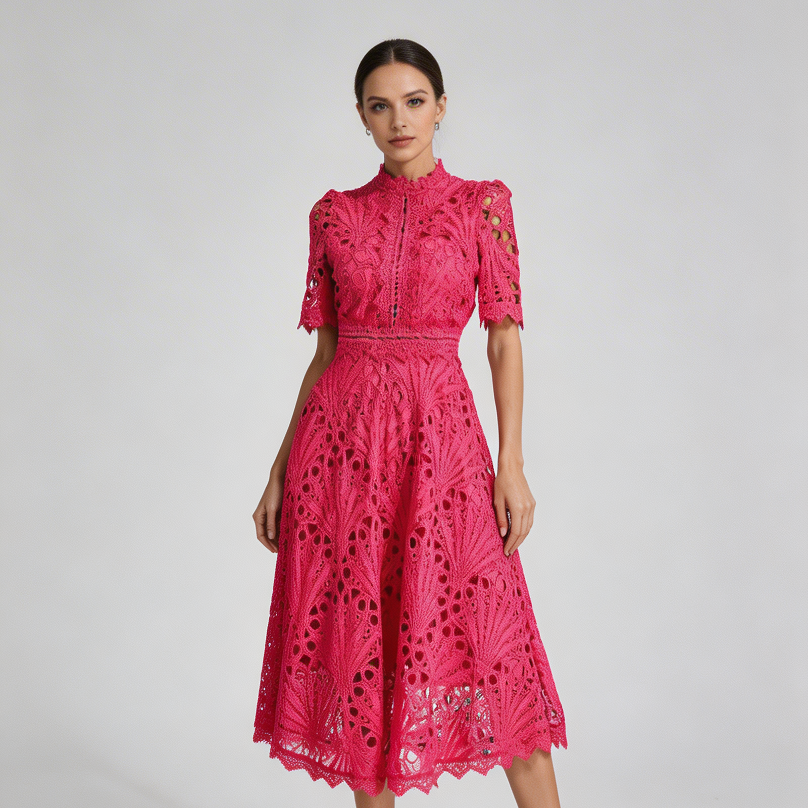 Remi | Lace Midi Dress